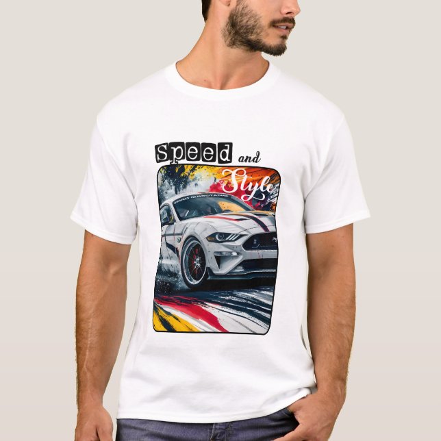 Régimen y estilo camiseta Super Car (Anverso)