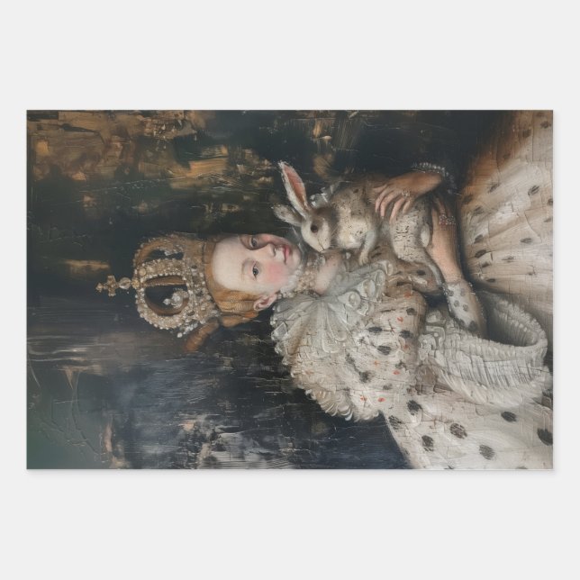 Regina - Papel de regalo de pintura al aceite (Anverso)