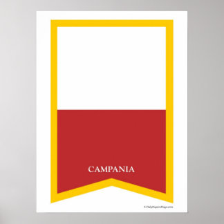 Región de Campania Italia Poster de arte