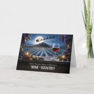 Región de País de Vino de Navidad de California Li