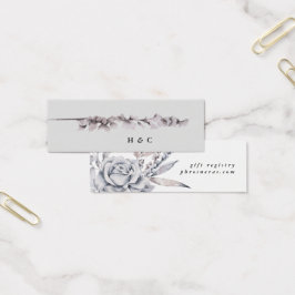 Registro de Bodas florales de acuarela romántica