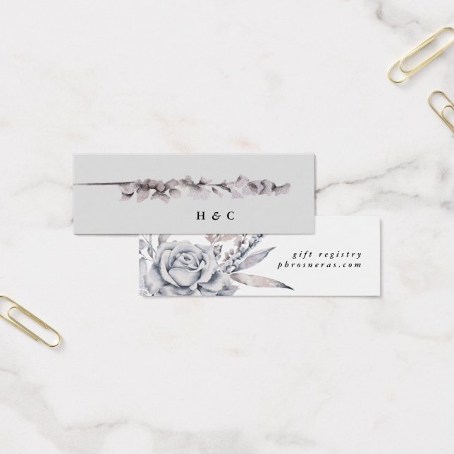 Registro de Bodas florales de acuarela romántica (Oficina)