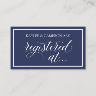 Registro De bodas/Registrado En Tarjetas - Armada