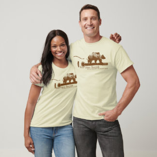 Registro de gramíneas de oso camiseta orgánica