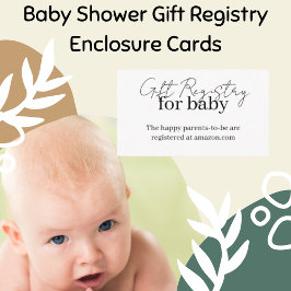 Registro de regalos para bebé, Invitación de Baby