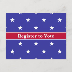 Registro patriótico para votar postales