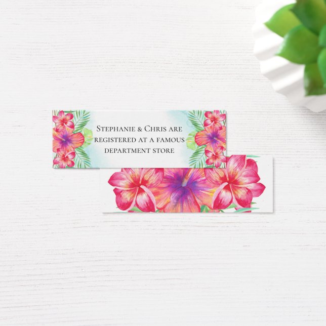 Registro Tropical de Hibiscus Flower Watercolor Be (Escritorio)