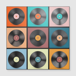 Registros de vinilo: retro conjunto LP.