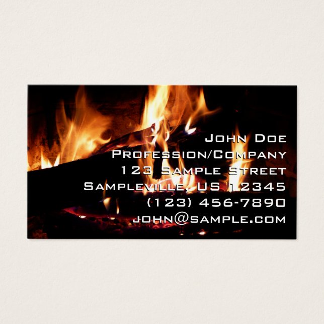 Registros en la fotografía de fuego cálido de la c (Frente)