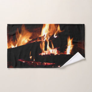 Registros en la fotografía de fuego cálido de la c
