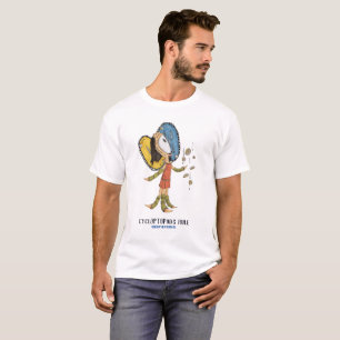 "Regla" #3 - camiseta blanca de Cycloptopods