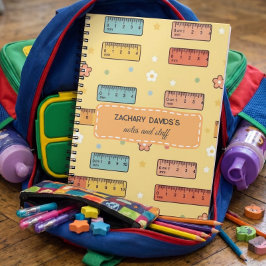 Regla Amarilla Vuelta al Cole Cuaderno Patrón 