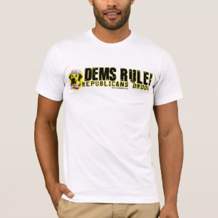 Regla de Demócratas. Camisa del Drool de los