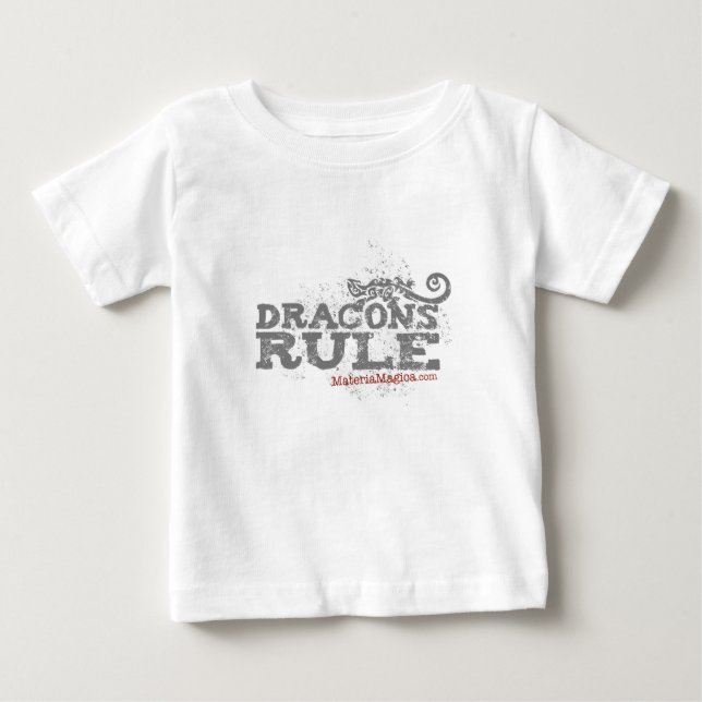 Regla de Dracons - camiseta del bebé (Anverso)