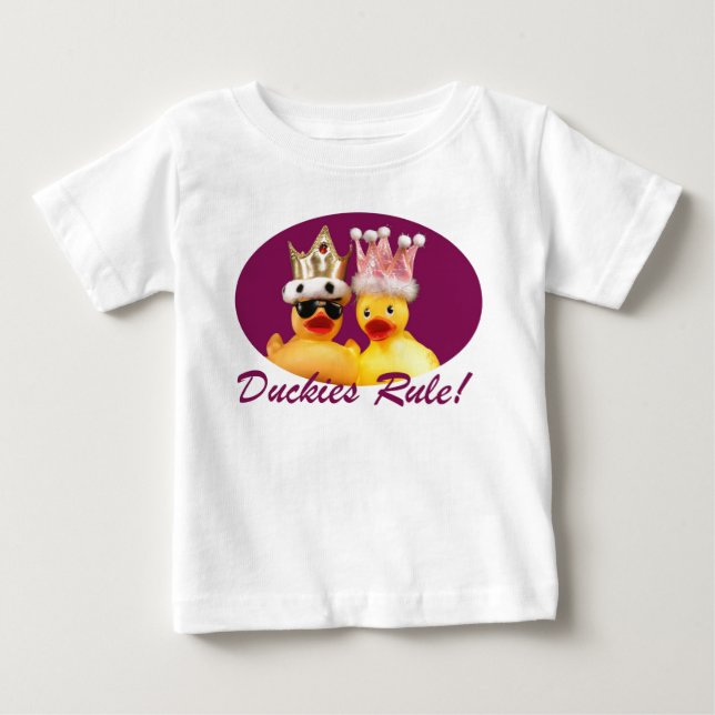 ¡Regla de Duckies! Camiseta (todos los tamaños, (Anverso)