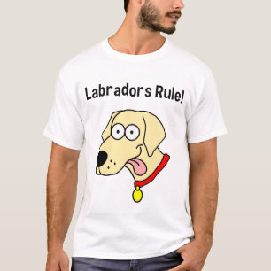 "Regla de Labradors!" La camiseta de los hombres