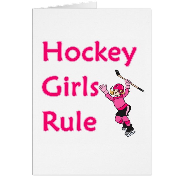 Regla de los chicas del hockey (Frente)