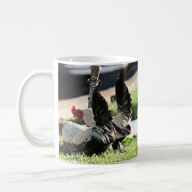 "Regla de los gallos", taza (Izquierda)