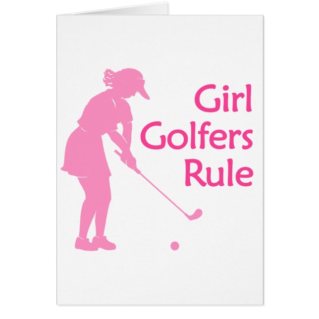 Regla de los golfistas del chica (Frente)