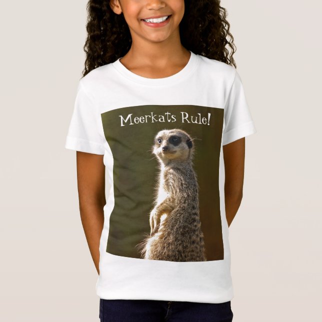 ¡Regla de Meerkats! Camiseta (Anverso)
