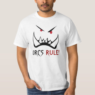 Regla de Orcs, camiseta del monstruo