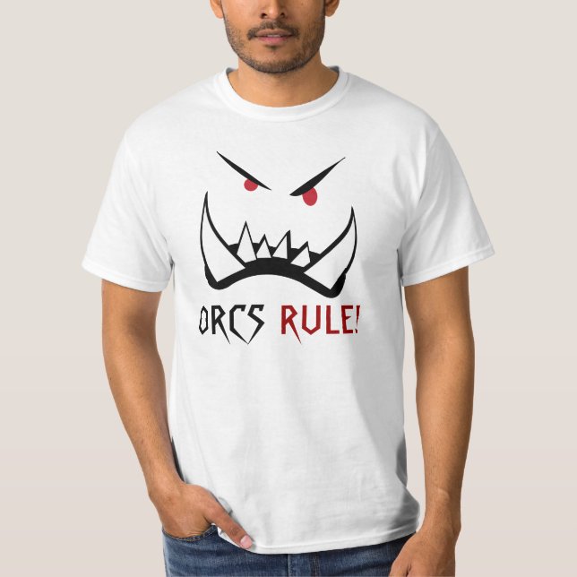 Regla de Orcs, camiseta del monstruo (Anverso)