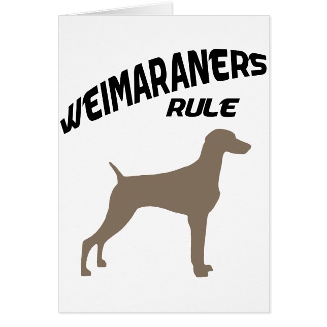 Regla de Weimaraners (Frente)