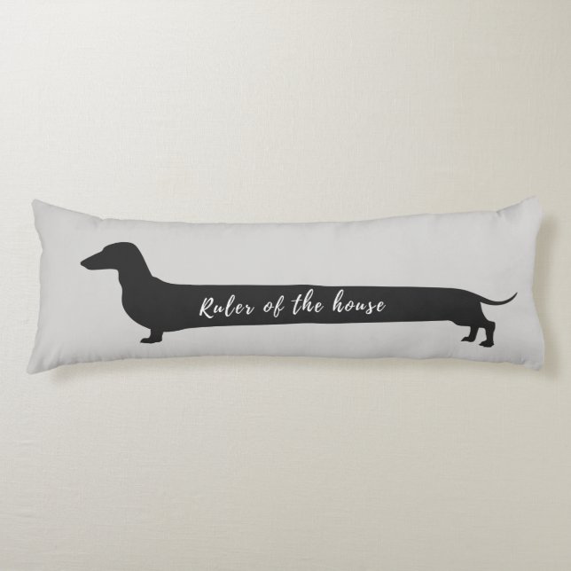 Regla del Dachshund de la almohada larga de la (Anverso)