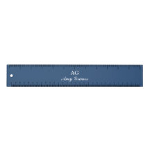 Nombre Personalizado Azul Marino Estilo Elegante