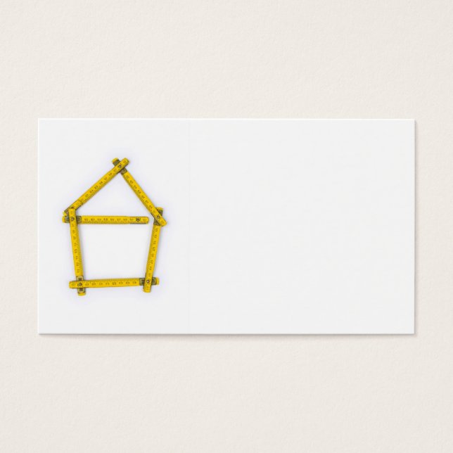 regla plegable - forma de casa (Frente)