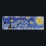 Regla Vincent Van Gogh - La noche estrellada<br><div class="desc">La noche estrellada / La nuit etoilee - Vincent Van Gogh en 1889</div>