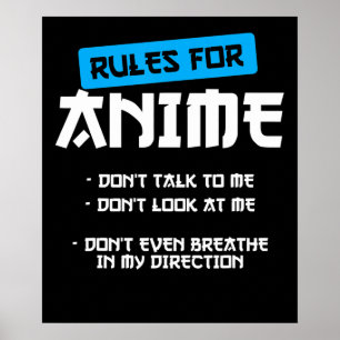 reglas anime ropa manga arte cosplay otaku regalo