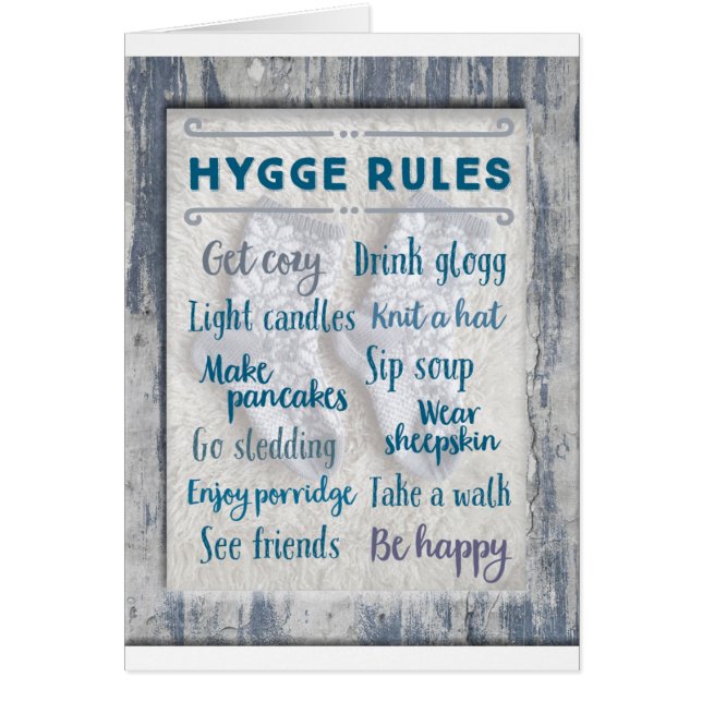 Reglas de Hygge (Frente)