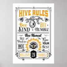 reglas de la colmena de abejas lindas arte de pala