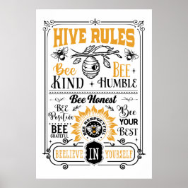 reglas de la colmena de abejas lindas arte de pala