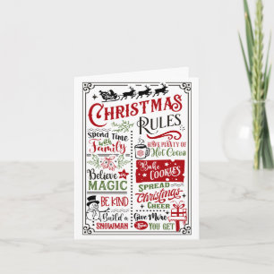 Reglas de las fiestas de Navidad