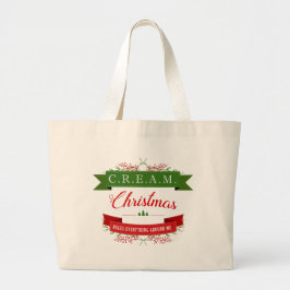 Reglas de Navidad con CREM Bolso Tote Gigante