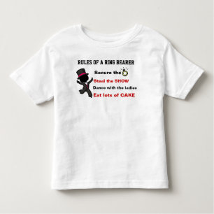 Reglas de una camiseta del portador de anillo