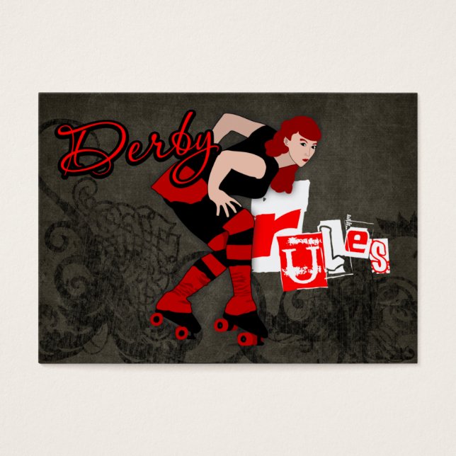 Reglas Derby Mini tarjetas de notas (Frente)