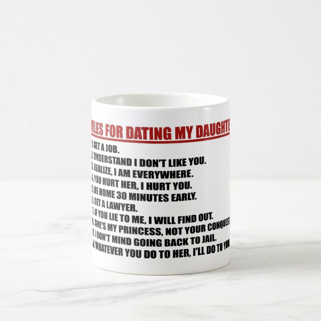 Reglas para fechar mi taza de café de la hija (Centro)
