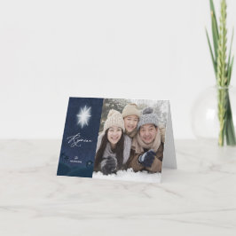 Regocijarse Natividad Tarjeta de foto religiosa de