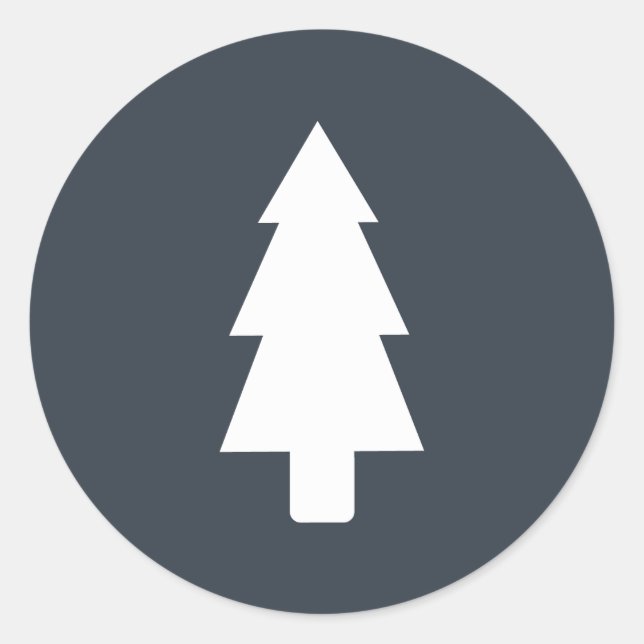 Regocijarse por el Pegatina del árbol de Navidad (Anverso)