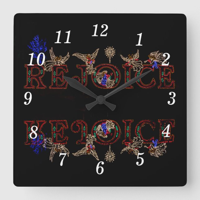 Regocijarse por las reflexiones del reloj de pared (Anverso)