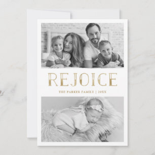 Regocíjate en Oro Navidad de varias fotos