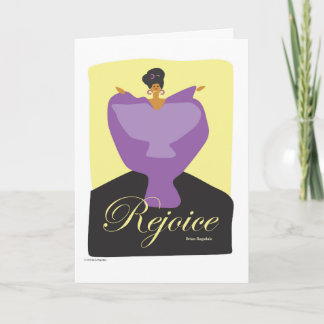 Regocíjate | Tarjeta de Felicitaciones Inspiradora