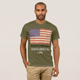 Regresa adonde viniste - Camisa de los hombres