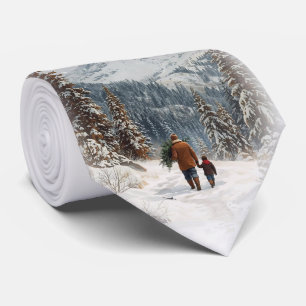 Regreso a Casa - Corbata de Navidad personalizada