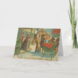 Regreso al hogar del navidad del vintage