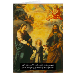 Regreso de la Sagrada Familia desde Egipto