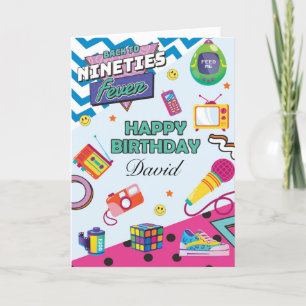 Regreso personalizado a la tarjeta de cumpleaños r